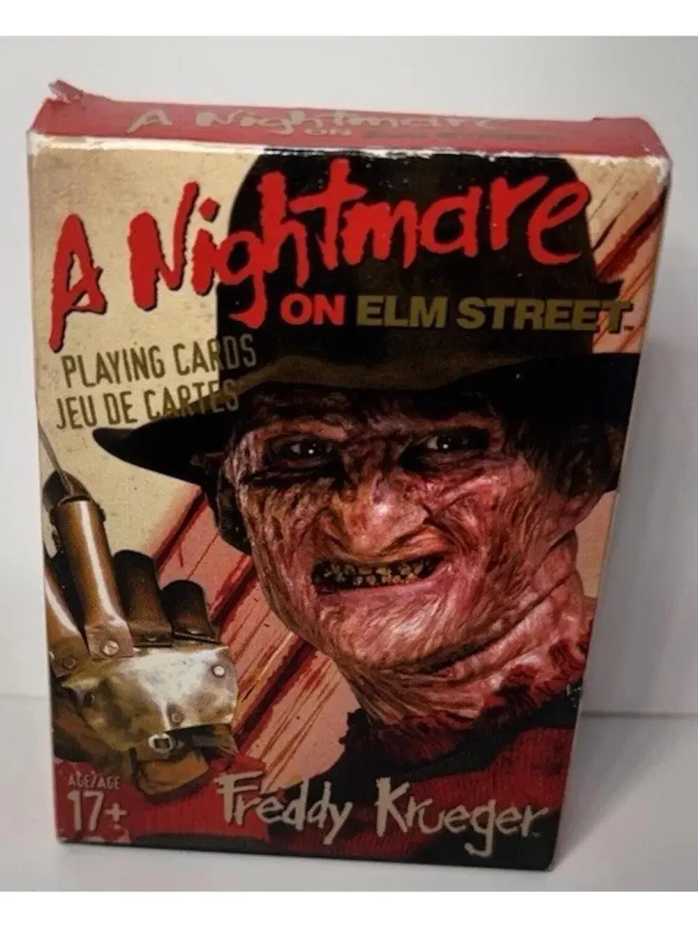 A Nightmare on Elm Street Playing Cards Open Poker Deck Freddy Krueger Horror